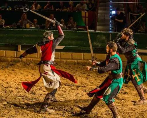 Dinner with Robin Hood themed show at Desafío Medieval