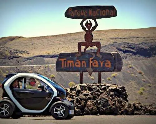 Timanfaya Twizy electric car tour ticket