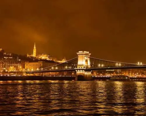Evening dinner cruise on the Danube in Budapest