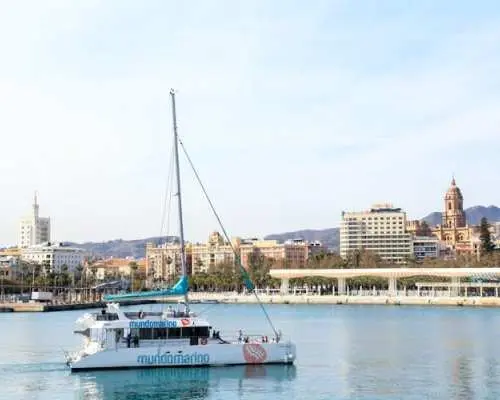 Bernardo de Galvez catamaran experience from Malaga