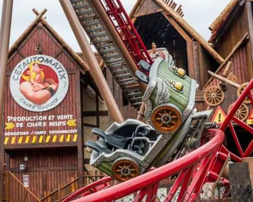 Parc Astérix ticket with round-trip transport from Paris