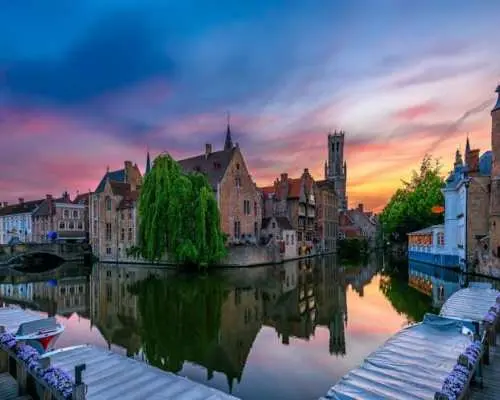 Bruges and Ghent day trip with transport from Brussels