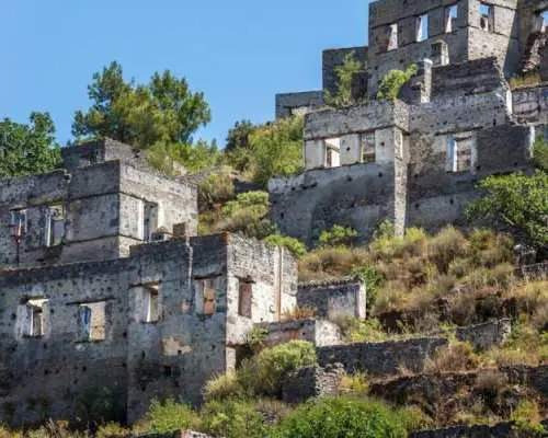 Tour of Oludeniz Beach, Babadag cable car and ghost town Kayakoy