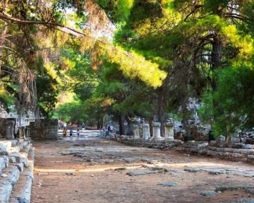 Full-day tour of Phaselis and Tahtali Mountain with Dino Park visit