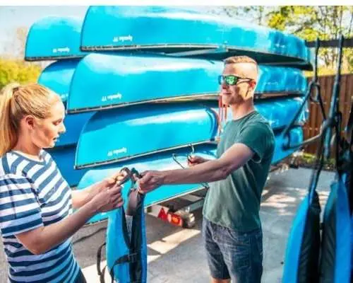 Canadian canoe rental in Stuttgart at the Neckar river