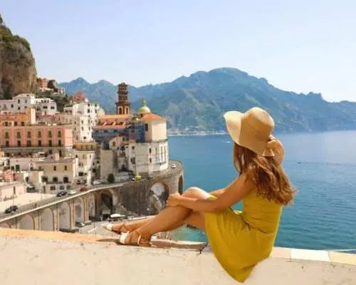 Full-day tour of Pompeii and Positano from Rome with limoncello tasting