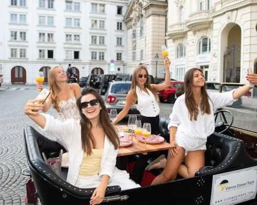 Vienna breakfast and culture tour in a vintage oldtimer vehicle