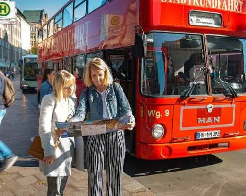 Hamburg hop-on, hop-off bus and harbor tour