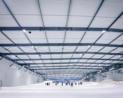 比斯平根雪世界的平底雪橇体验
