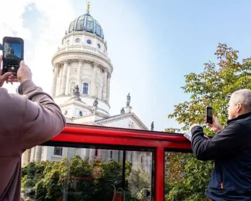 Berlin Red Sightseeing hop-on hop-off 24 or 48h bus