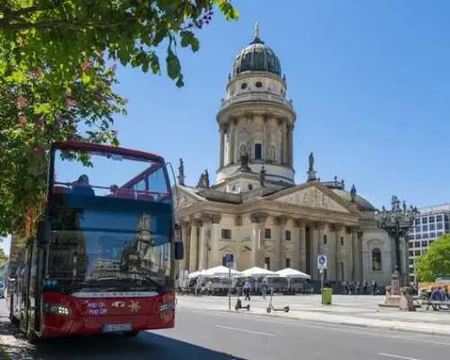Berlin Red Sightseeing hop-on hop-off 24 or 48h bus