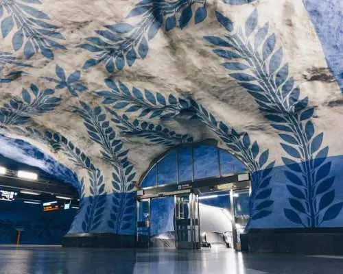 Underground Metro Art Ride with a local in Stockholm