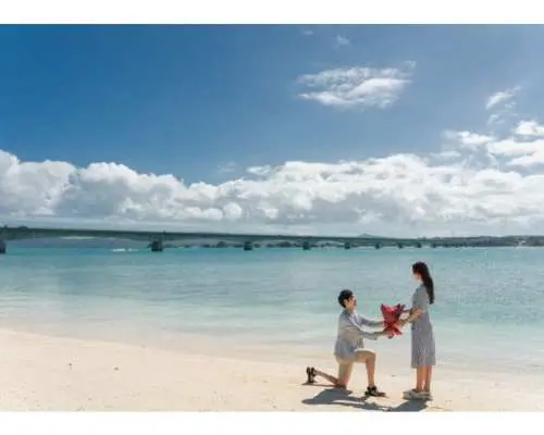 <Okinawa - Nakijin/Motobu, Kouri Island, Sesoko Island> Choose your photo tour *From surprises and proposals to family記念 photos, we also use drones to create videos