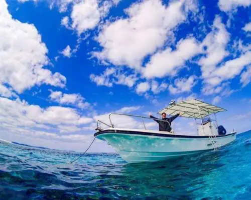 【沖縄・慶良間諸島】無人島でウミガメ体験ダイビング！シュノーケリングも楽しめる満喫ツアー★貸切ボートも可能