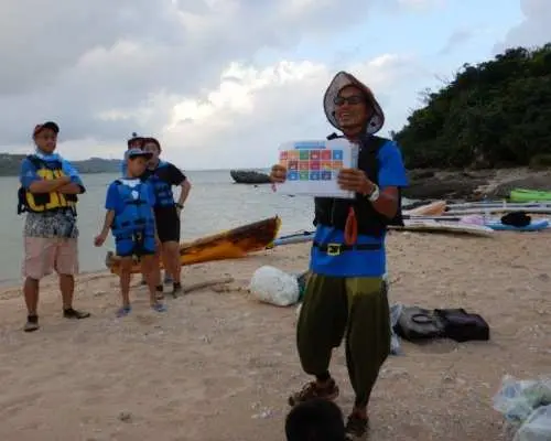 [Southern Okinawa] Traditional seawater tofu making, sea activities, eco-tour