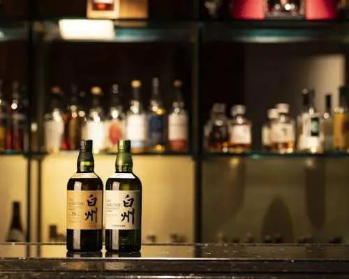 Japanese Whisky Collection Suntory Premium Selection at Captain's Bar