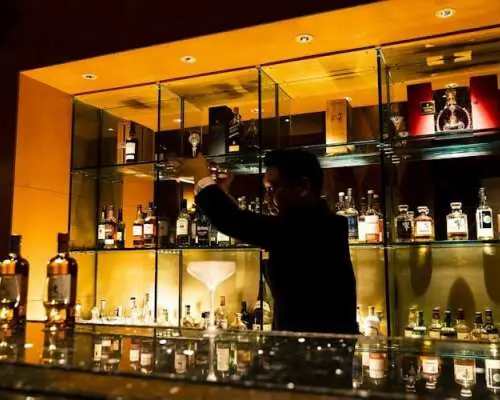 Japanese Whisky Collection Suntory Premium Selection at Captain's Bar