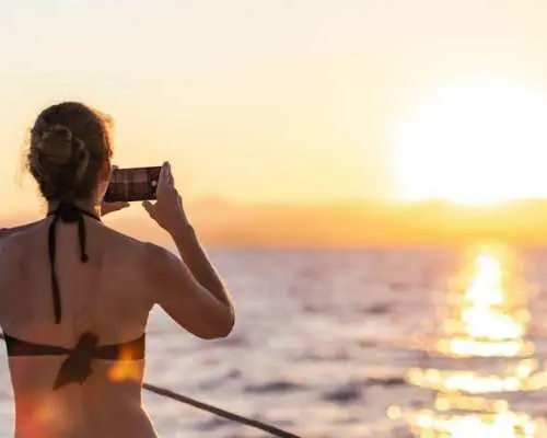 Rhodes Bay sunset sailing trip