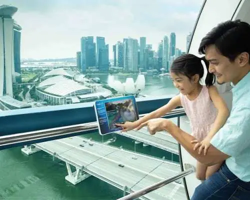 Singapore Flyer observation wheel and Time Capsule entry tickets