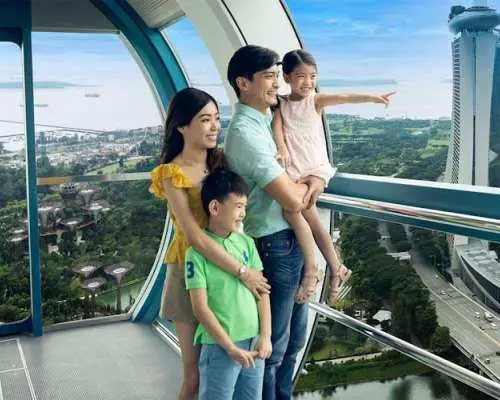 Singapore Flyer observation wheel and Time Capsule entry tickets