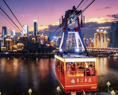 Enchanting Chongqing night illumination private tour
