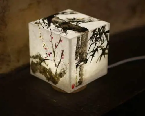 日本茶室里的水墨画工作坊