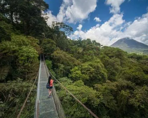 阿雷纳尔吊桥徒步之旅