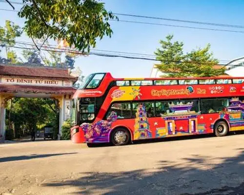City Sightseeing hop-on hop-off bus tour of Hue