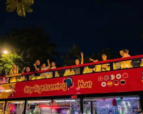City Sightseeing hop-on hop-off bus tour of Hue
