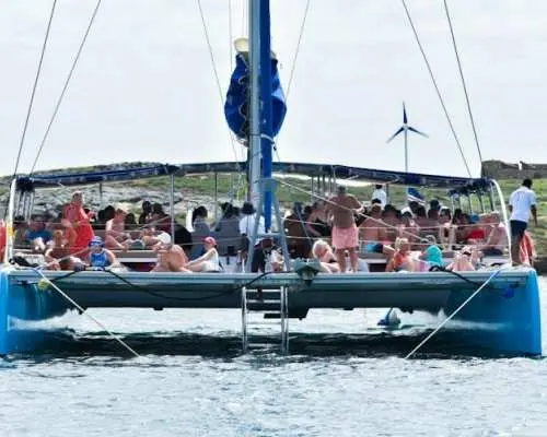 Kos catamaran cruise with swim stops and lunch without transport