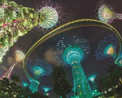 Big Bus panoramic night tour of Singapore