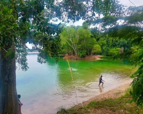 Full-day hike and bike tour of Thai Muang National Park from Khao Lak