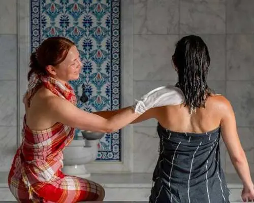 Artemis Hamam traditional full body scrub & foam massage in Kos
