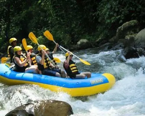 Half-day White water rafting adventure on the Ayung river