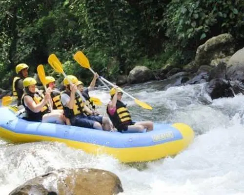 Half-day White water rafting adventure on the Ayung river