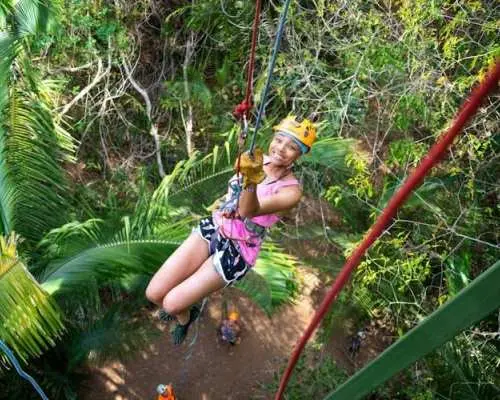 Erawan Patong Seaview Zipline experience