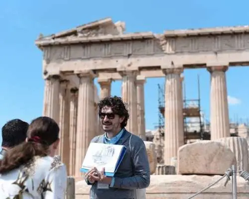 Private mythology group guided tour of Acropolis and Museum