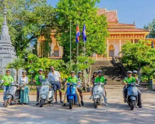 Siem Reap countryside adventure tour by Vespa