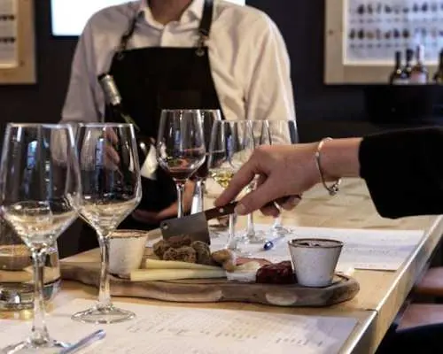 Greek white wine tasting beneath the Acropolis