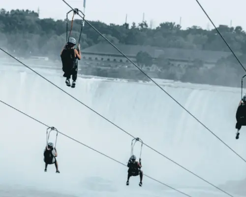 Niagara Falls, Canada: Early Bird Zip Line to The Falls｜Canada