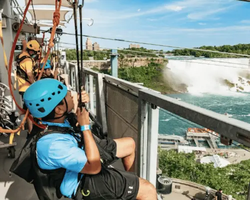 Niagara Falls, Canada: Early Bird Zip Line to The Falls｜Canada