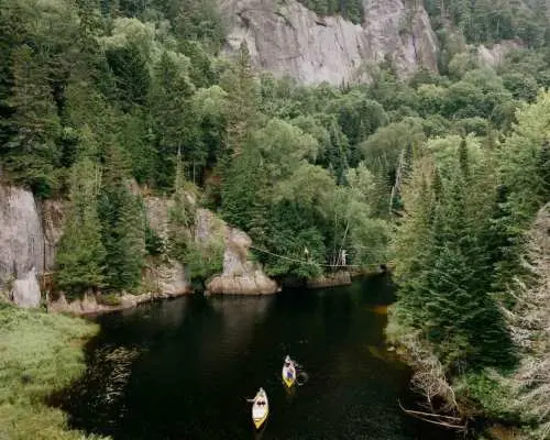 Mont-Tremblant National Park: Guided Canoe Tour of the Méandres de la Diable｜Canada