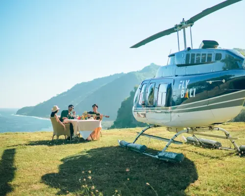 발리 헬리콥터 체험 | 울루와투, 누사두아, GWK의 공중 전망 | 발리에서 출발