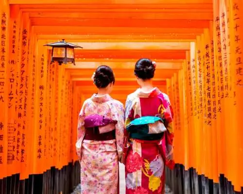 Kyoto Night Tour: Arashiyama, Fushimi Inari Shrine, Sannenzaka, and Hanami-koji (Includes Limited-Time Kuroge Wagyu "Kobe Beef" Dinner) | Depart from Namba, Osaka