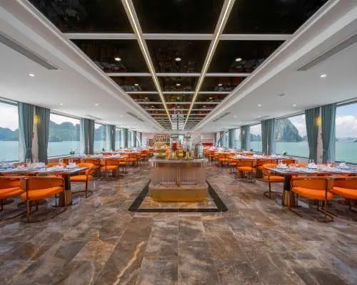 From Hanoi: Leona 5-Star Day Cruise Explore the Wonders of Ha Long Bay with Tasty Lunch