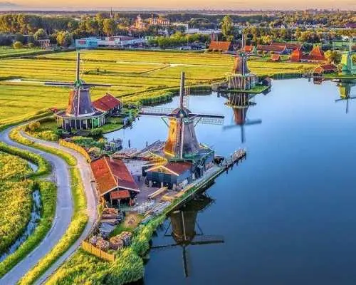 Chuyến tham quan vùng quê tư nhân Từ Amsterdam đến Cối xay gió Zaanse Schans-Cheesefactory-Volendam