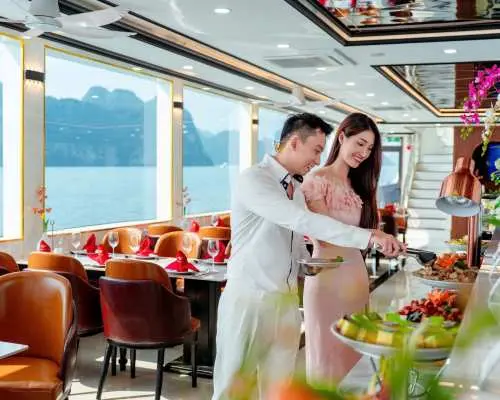 Diamond Era 5-Star Halong Bay Day Cruise with Jacuzzi & Kayaking from Tuan Chau