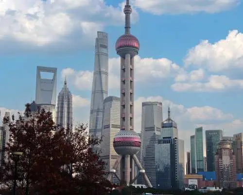 Shanghai Skywalk Observation Deck -- Oriental Pearl Tower Observation Deck + Shanghai Urban Development History Photo Gallery