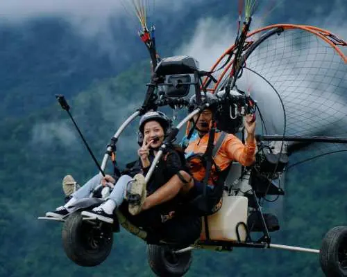 Paramotor Paragliding Experience in Mu Cang Chai