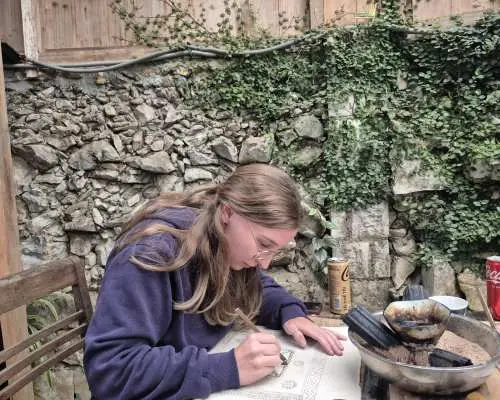 Batik Painting Workshop in Ta Van Village